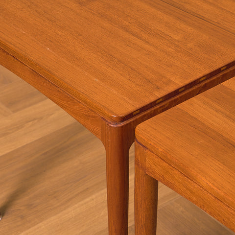 Swedish side tables in teak, model 'Micado' by Sven Engström and Gunnar Myrstrand for Bra Bohag, Tingström