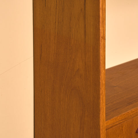 Swedish bookshelf in teak by AB Hovmantorps Möbelfabrik