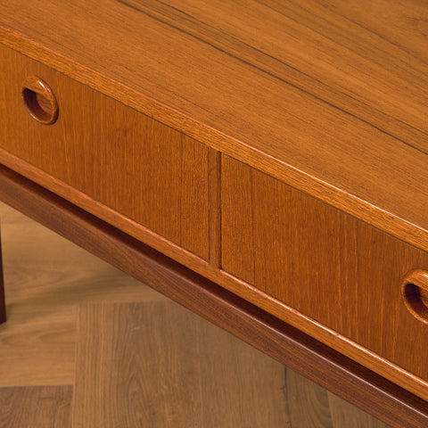 Swedish side table / TV-bench in teak by AB Hovmantorps Möbelfabrik
