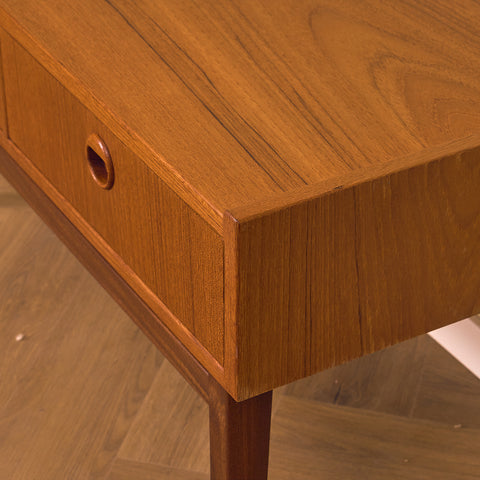 Swedish side table / TV-bench in teak by AB Hovmantorps Möbelfabrik