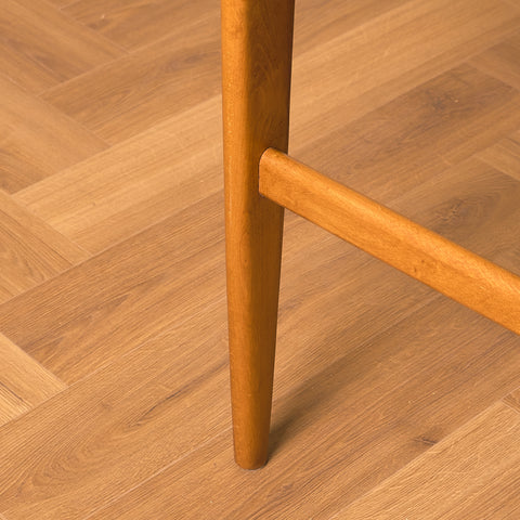 Swedish extandable coffee table in teak & beech by AB Örnen Möbelfabriken