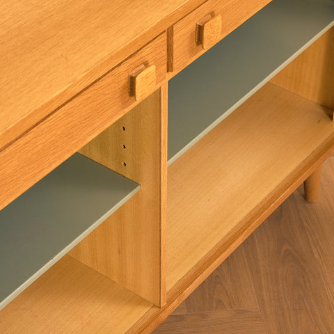Swedish sideboard in oak by Ulferts, Tibro