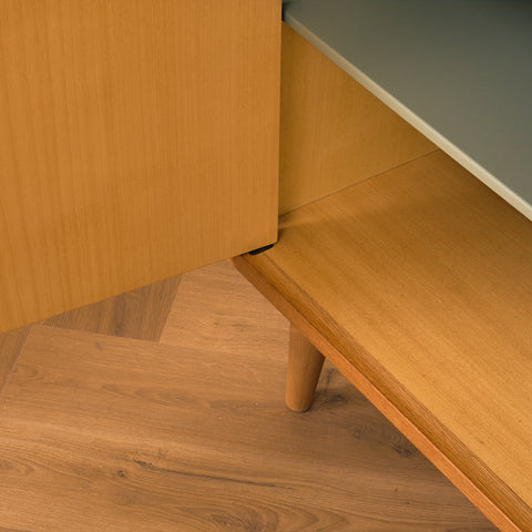 Swedish sideboard in oak by Ulferts, Tibro