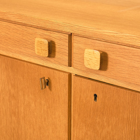 Swedish sideboard in oak by Ulferts, Tibro