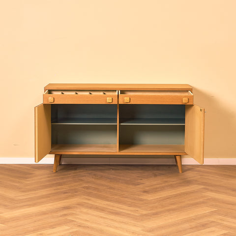 Swedish sideboard in oak by Ulferts, Tibro