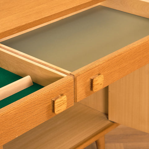 Swedish sideboard in oak by Ulferts, Tibro