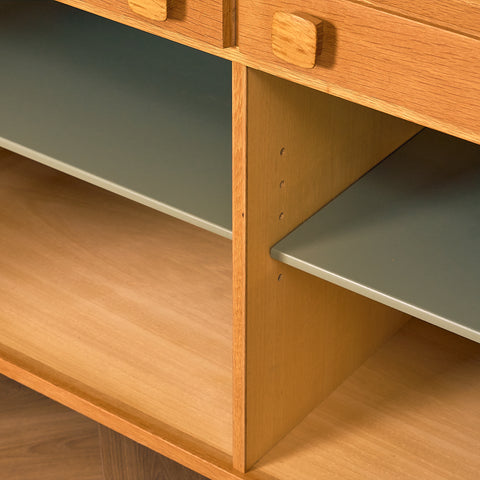 Swedish sideboard in oak by Ulferts, Tibro