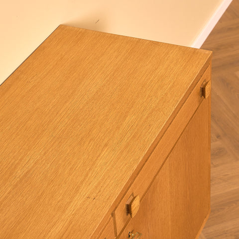 Swedish sideboard in oak by Ulferts, Tibro