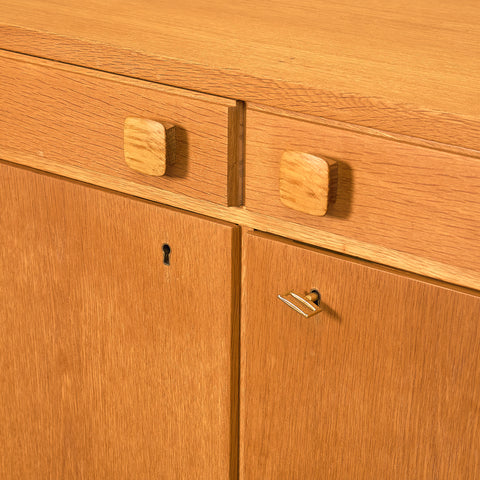 Swedish sideboard in oak by Ulferts, Tibro