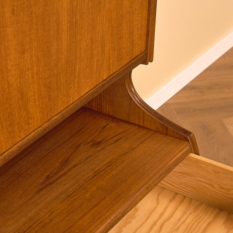 Swedish sideboard in teak by Hisingens Möbelaffär
