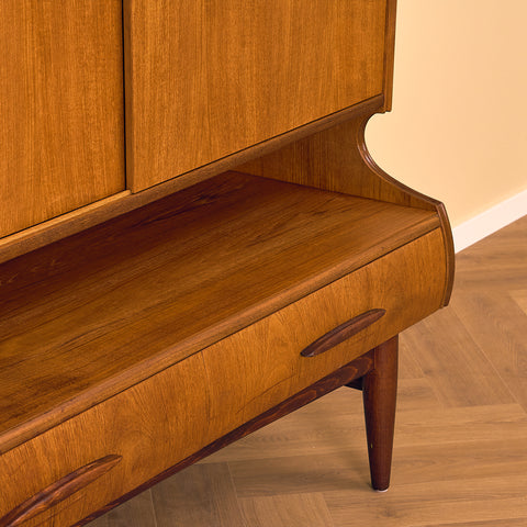 Swedish sideboard in teak by Hisingens Möbelaffär