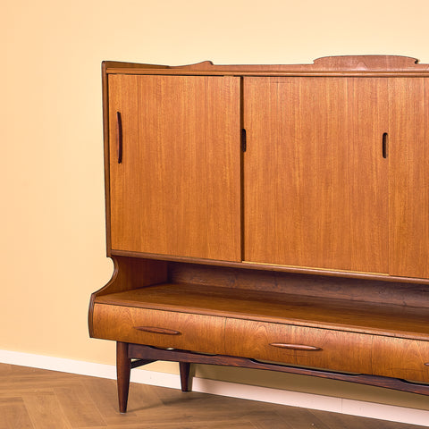 Swedish sideboard in teak by Hisingens Möbelaffär