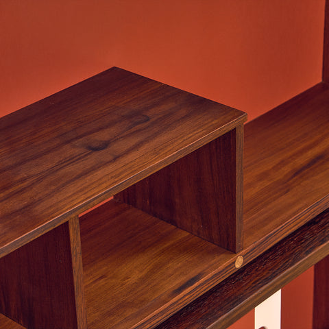 Danish corner bar cabinet in Santos rosewood by Erik Buck and Johannes Andersen for Dyrlund