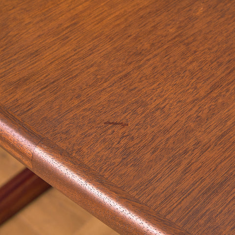 Danish oval dining table in mahogany by Skovby