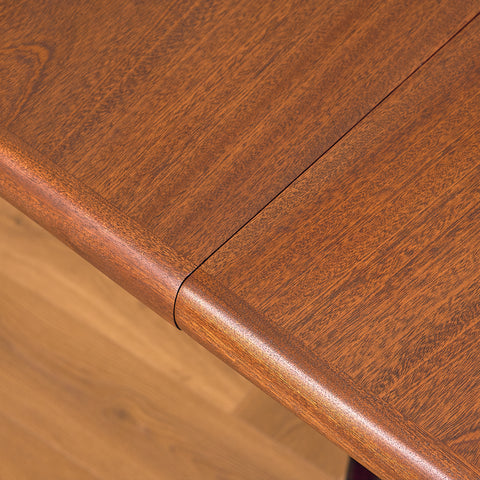 Danish oval dining table in mahogany by Ansager Møbler A/S