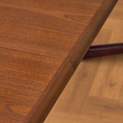 Danish oval dining table in mahogany by Ansager Møbler A/S