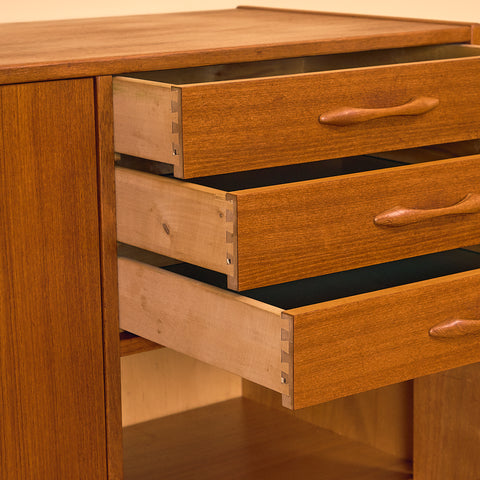 Swedish highboard in teak