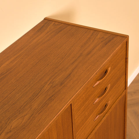 Swedish highboard in teak