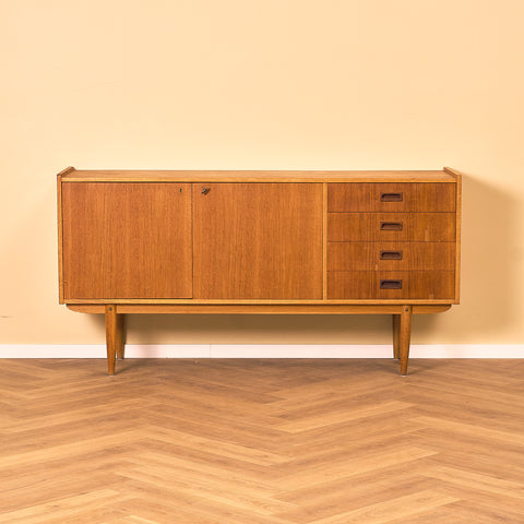 Swedish sideboard in teak and oak