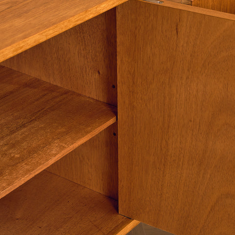 Swedish sideboard in teak and oak