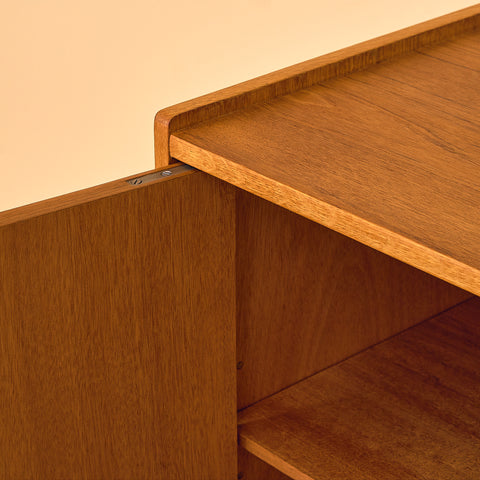 Swedish sideboard in teak and oak