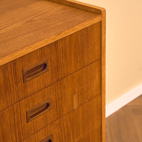 Swedish sideboard in teak and oak