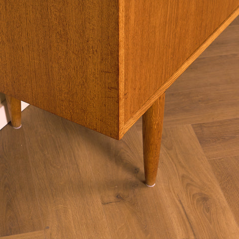 Swedish sideboard in teak and oak