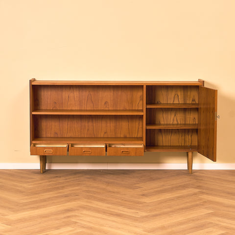 Swedish bookshelf in teak
