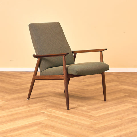Danish armchair in solid teak