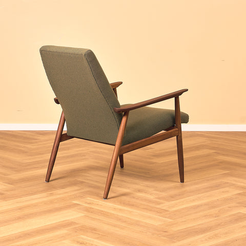 Danish armchair in solid teak