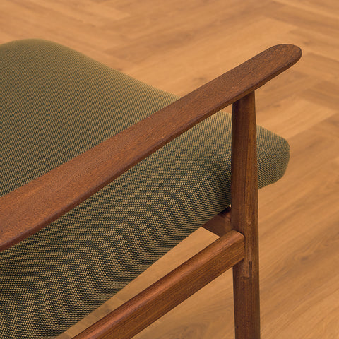 Danish armchair in solid teak
