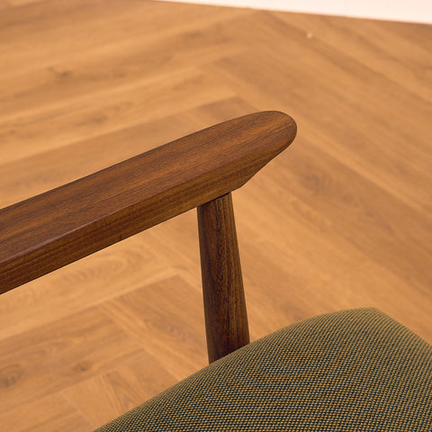 Danish armchair in solid teak