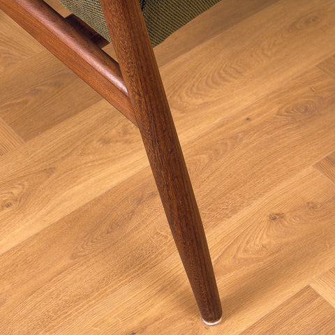 Danish armchair in solid teak