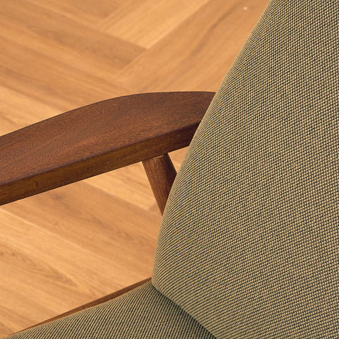 Danish armchair in solid teak