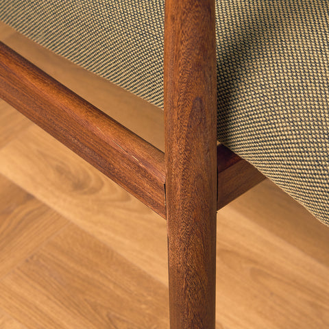 Danish armchair in solid teak