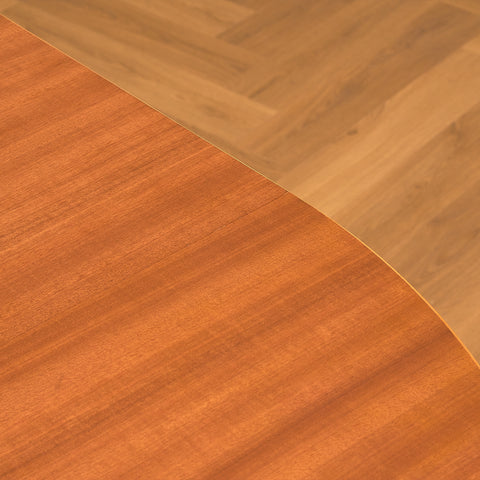 Swedish round dining table in mahogany by David Rosén for Nordiska Kompaniet