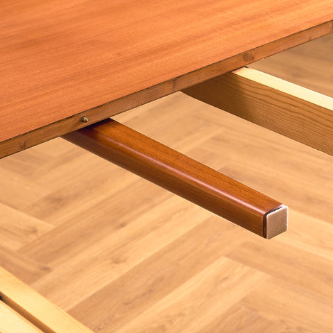Swedish round dining table in mahogany by David Rosén for Nordiska Kompaniet