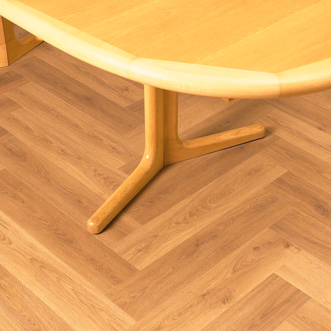 Danish dining table in beech by Laurits M. Larsen for Laurits M. Larsen Møblefabrik