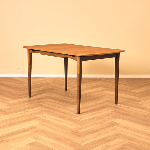 Swedish rectangular dining table in teak