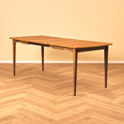 Swedish rectangular dining table in teak