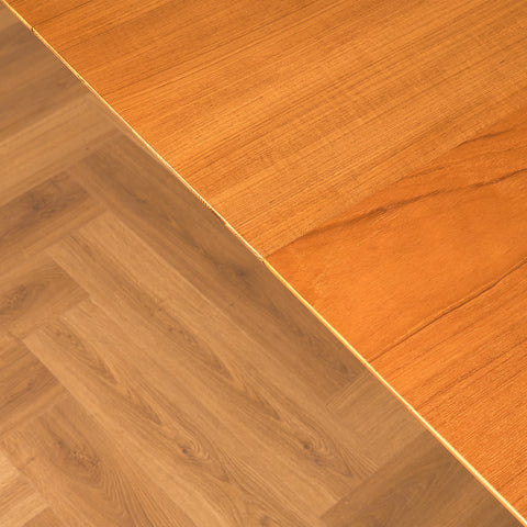 Swedish rectangular dining table in teak