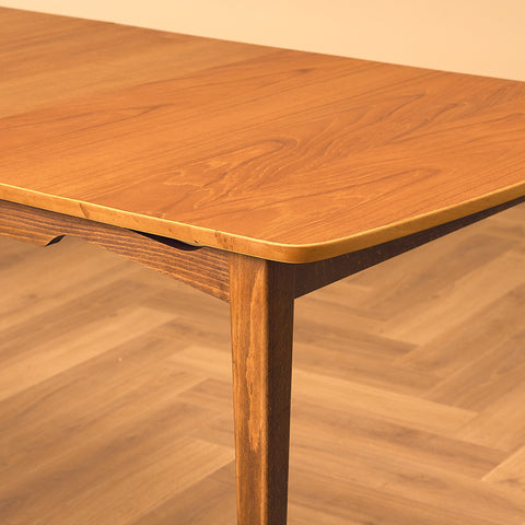 Swedish rectangular dining table in teak