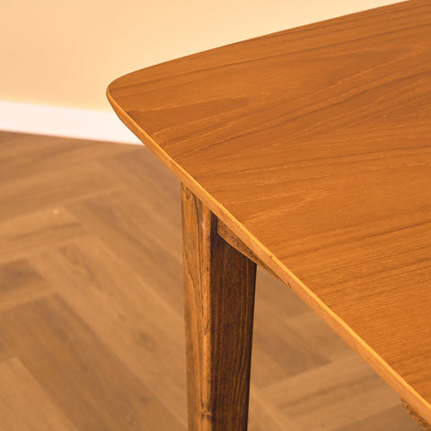 Swedish rectangular dining table in teak
