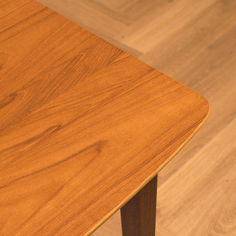 Swedish rectangular dining table in teak