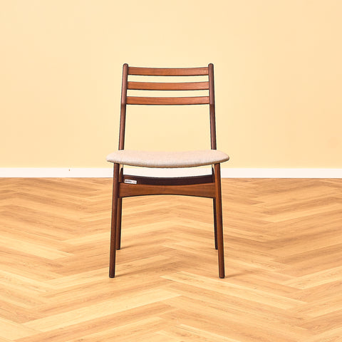 Danish dining chairs in walnut