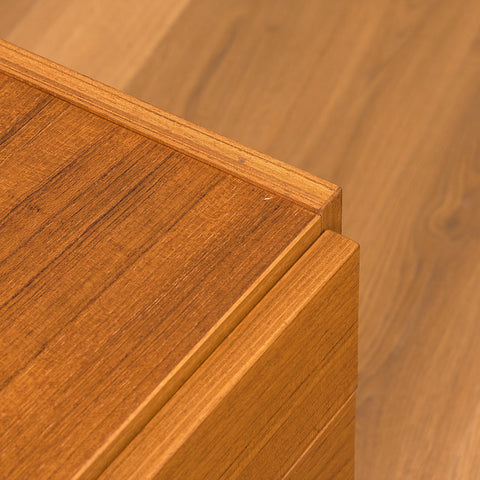 Small danish bedside table in teak