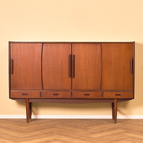 Danish highboard in teak