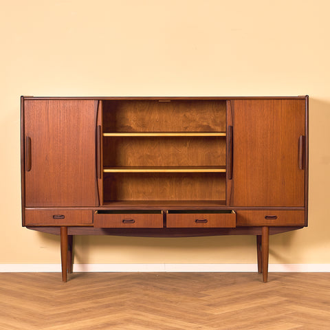 Danish highboard in teak