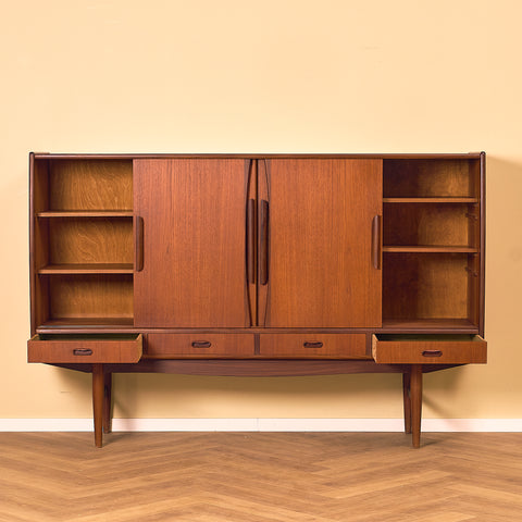 Danish highboard in teak