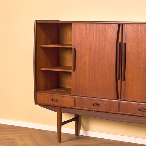 Danish highboard in teak